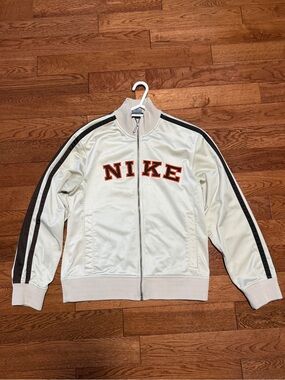 Vintage Nike Cream Track Jacket